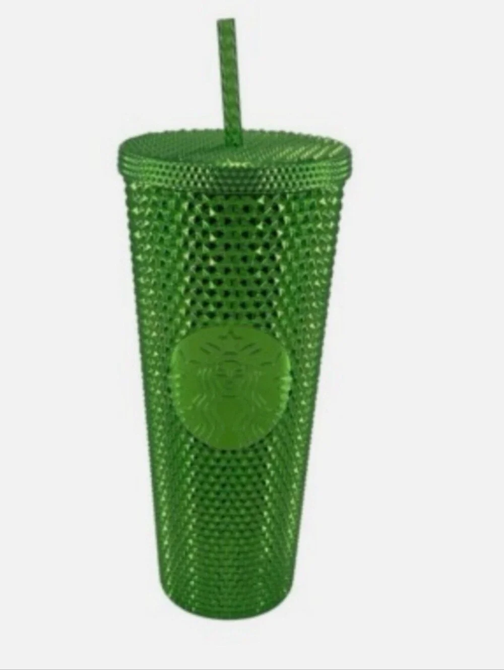 Starbucks Green Studded Reusable Cup with Straw